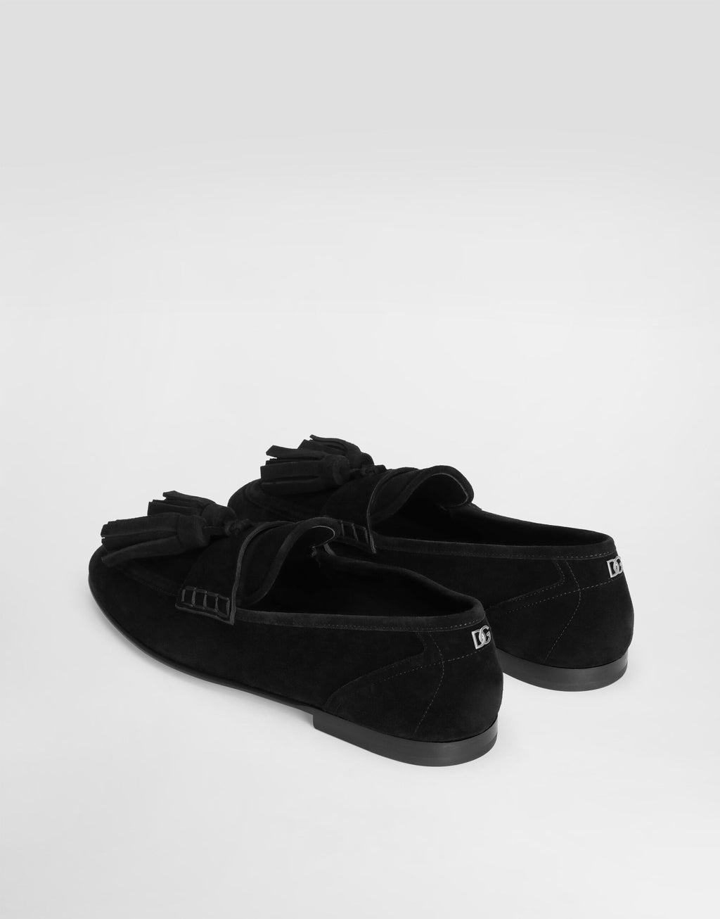Split calfskin shoe