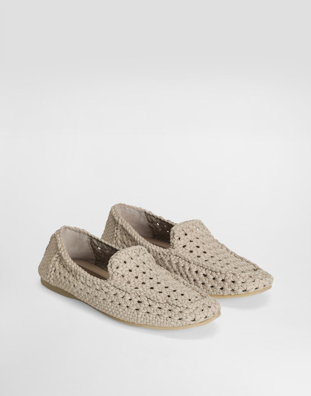 Slippers in woven fabric RUNWAY DELUXE