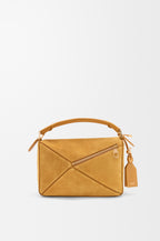 Small Featherlight Puzzle bag in suede