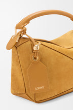 Small Featherlight Puzzle bag in suede