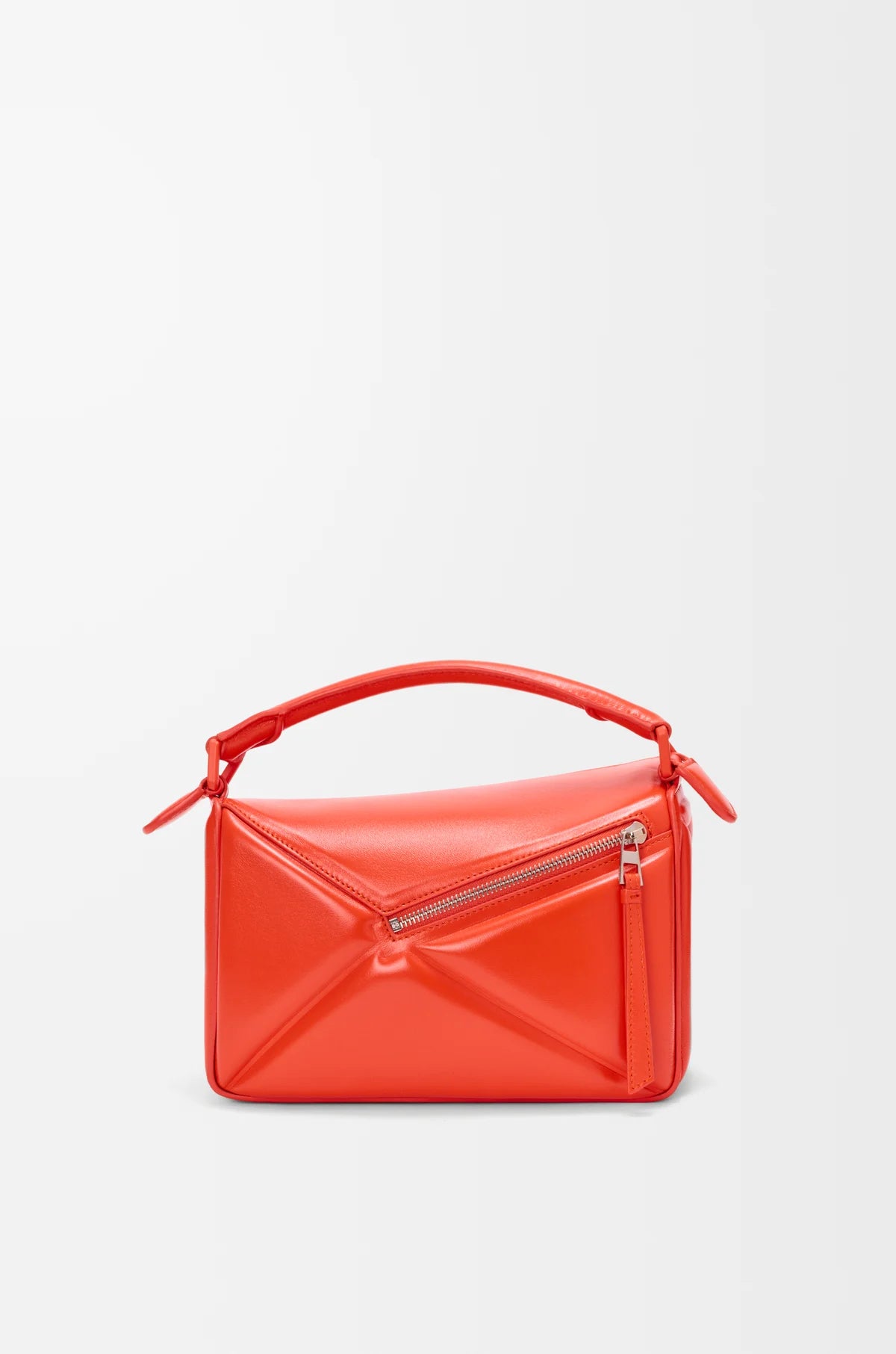 Small Puzzle Blown bag in glossy lambskin