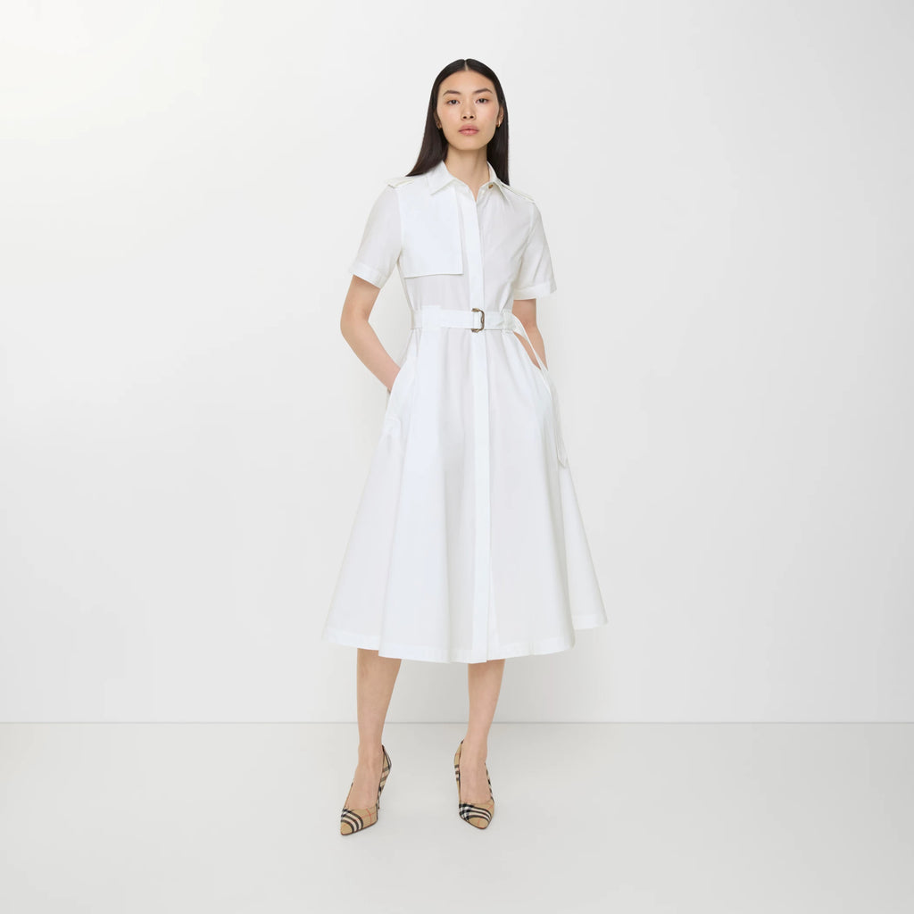 Cotton Poplin Shirt Dress