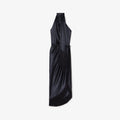 Fringed Silk Scarf Dress