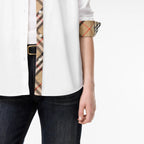 Classic Fit Cotton Poplin ShirtPrice undefined White RUNWAY DELUXE