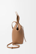 Scarf backpack in smooth calfskin