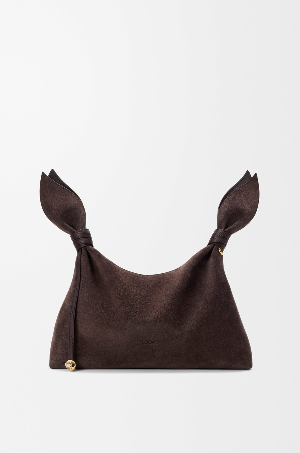 Medium Scarf bag in suede