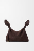 Medium Scarf bag in suede