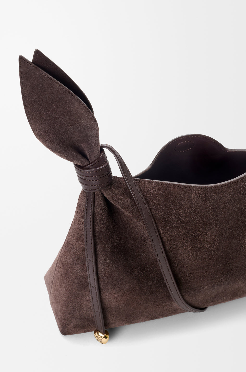 Medium Scarf bag in suede