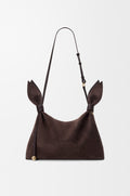 Medium Scarf bag in suede