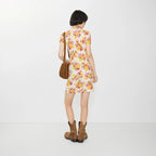 Floral Cotton Blend Dress