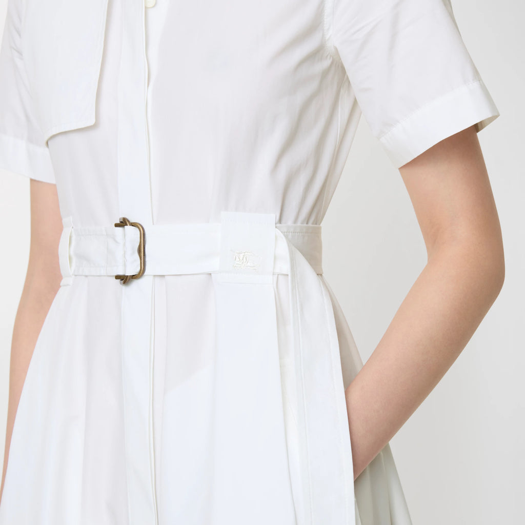 Cotton Poplin Shirt Dress