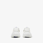 Leather and Check Terrace Sneakers