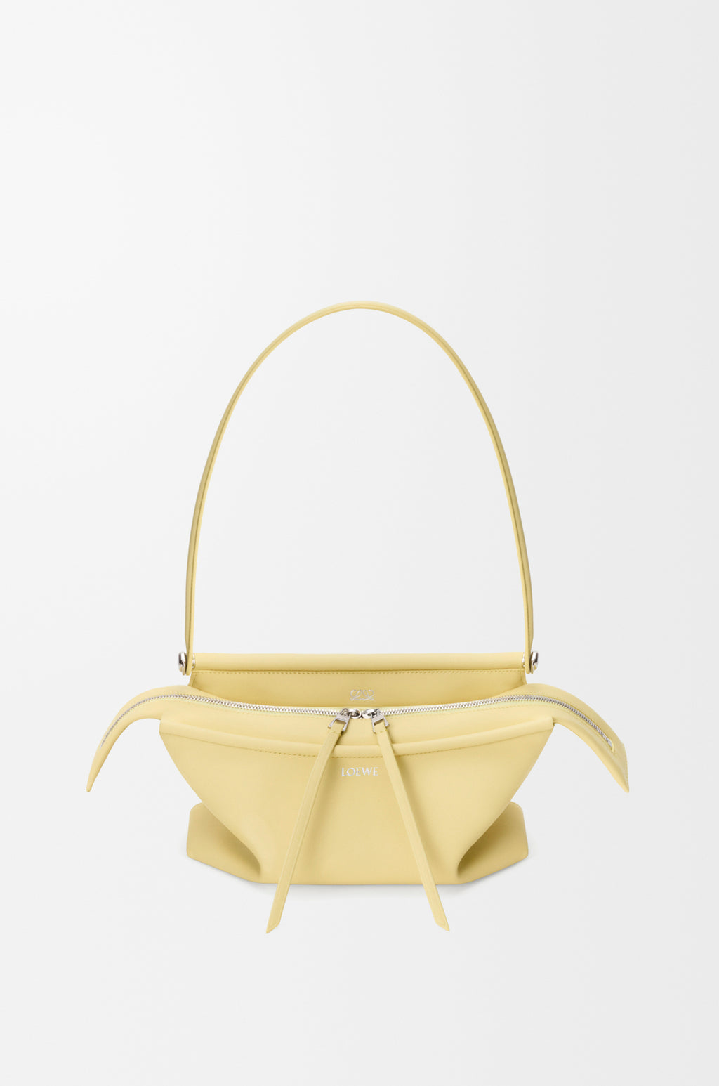 Small Whisker bag in glazed calfskin