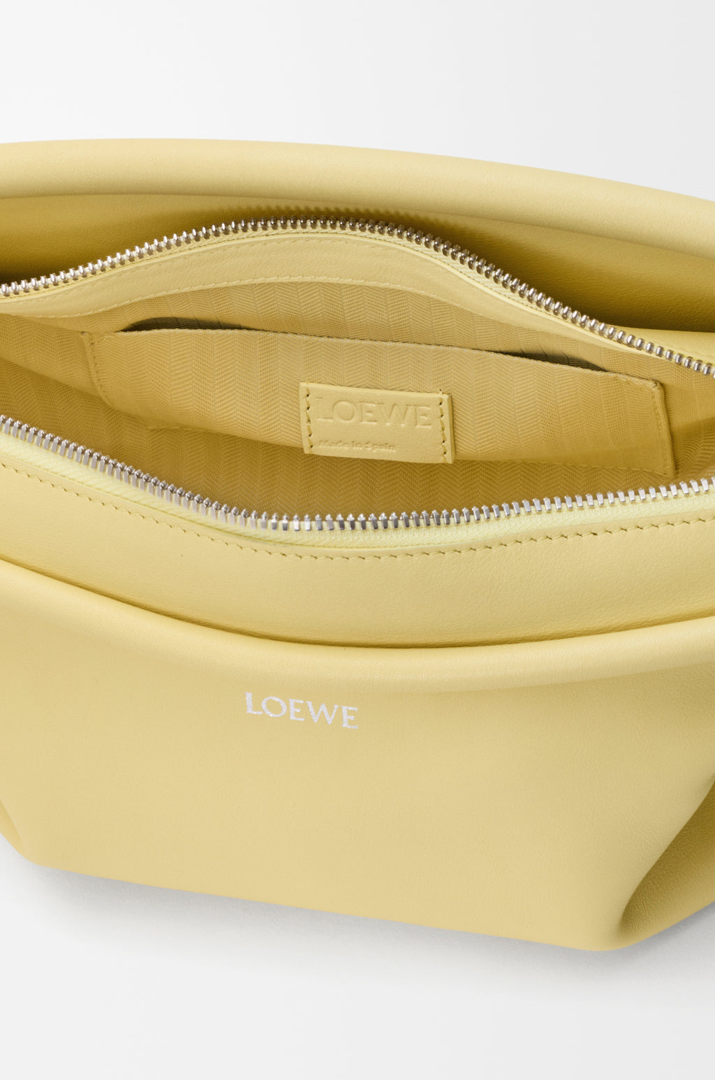 Small Whisker bag in glazed calfskin