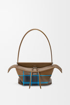 Small Whisker bag in check intarsio
