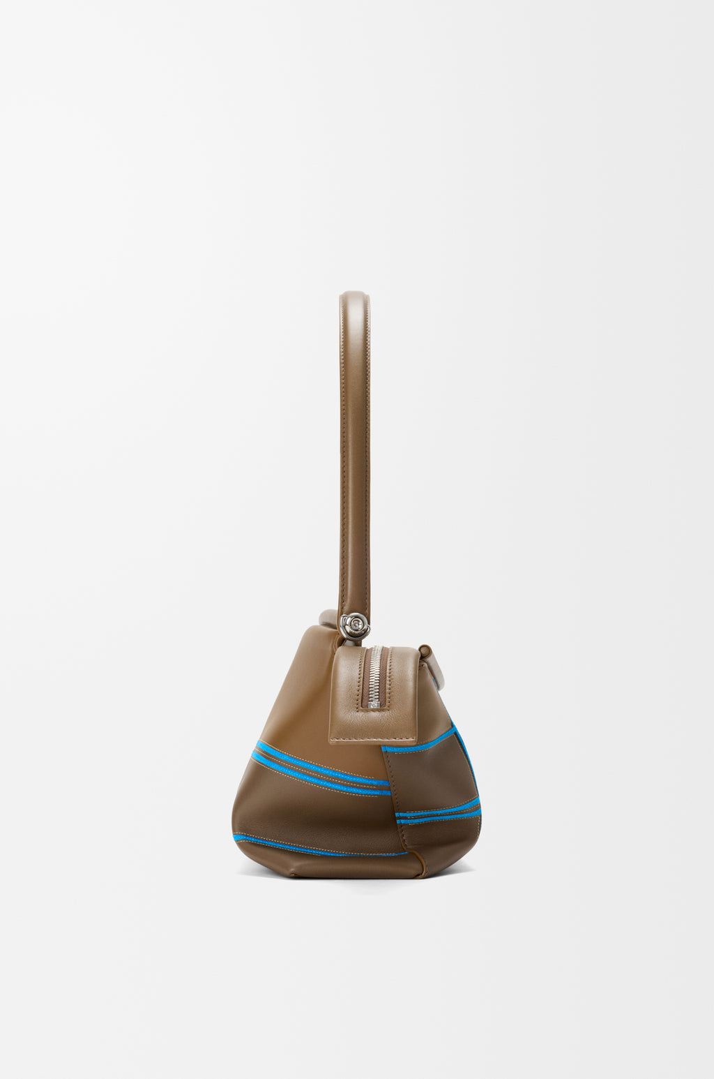 Small Whisker bag in check intarsio