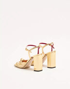 Annet Laminated Nappa Sandal 90Mm