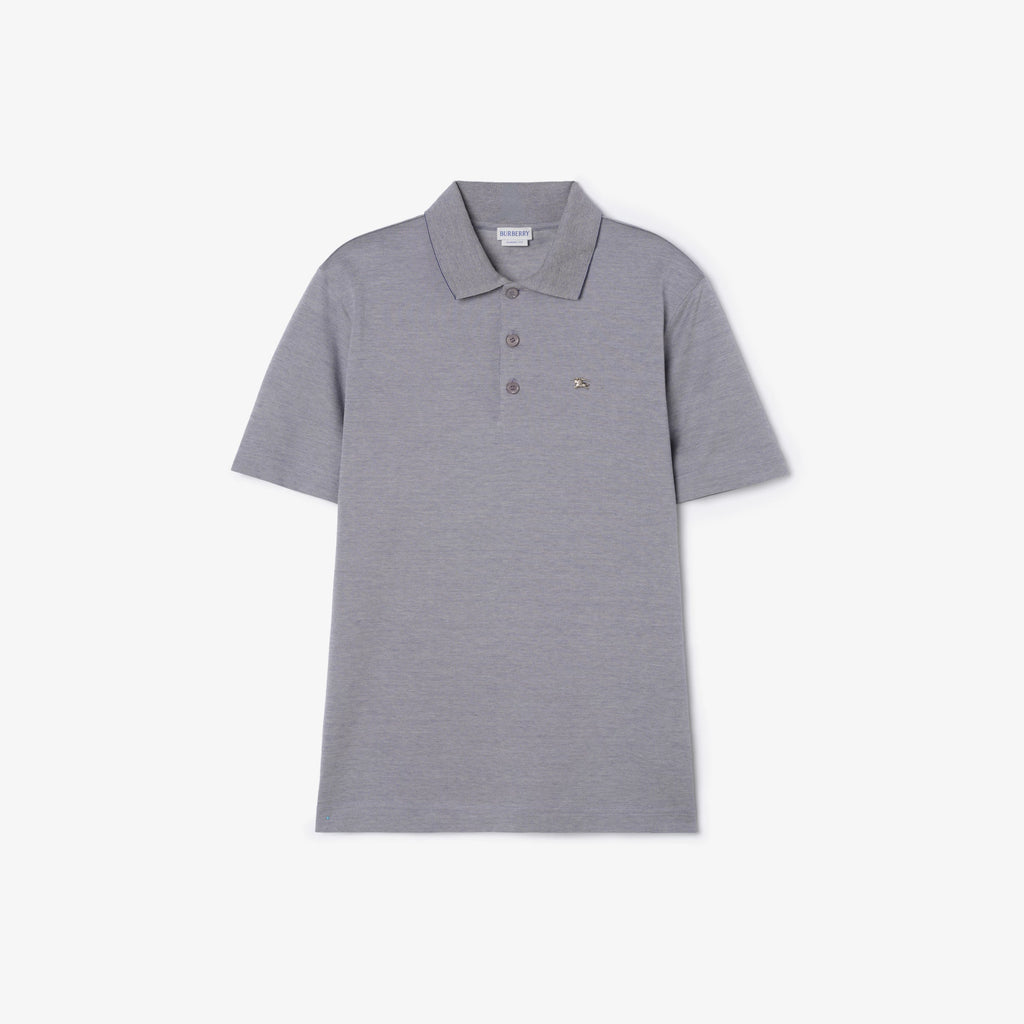 Metal Knight Cotton Polo Shirt RUNWAY DELUXE