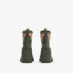Rubber Marsh Stamp Heeled Low Boots