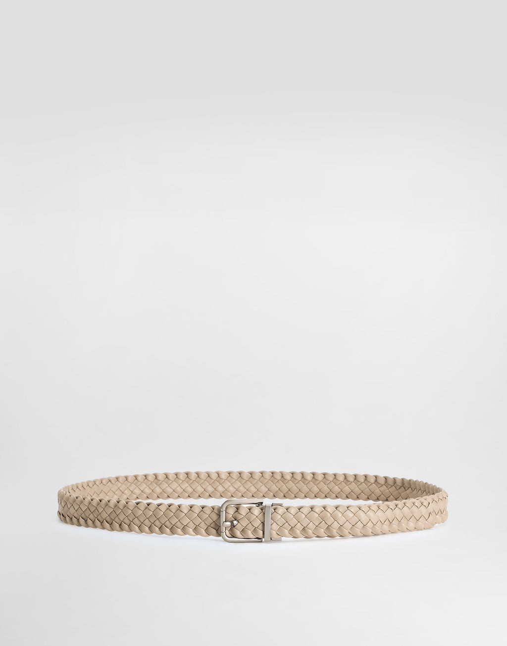 Woven goatskin belt RUNWAY DELUXE