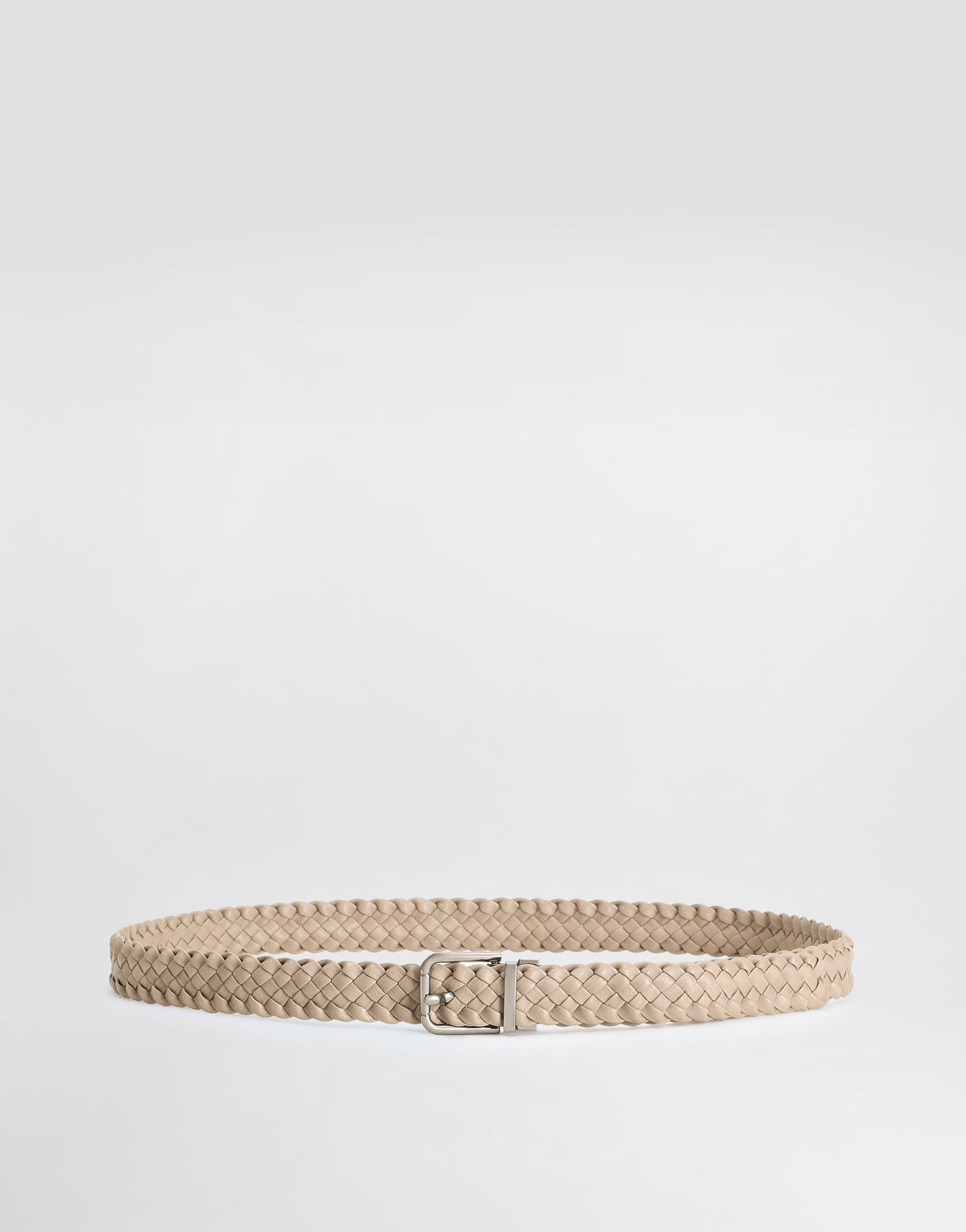 Woven goatskin belt RUNWAY DELUXE