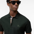 Cotton Polo Shirt Marsh green RUNWAY DELUXE