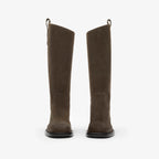 Suede Cavalier Boots