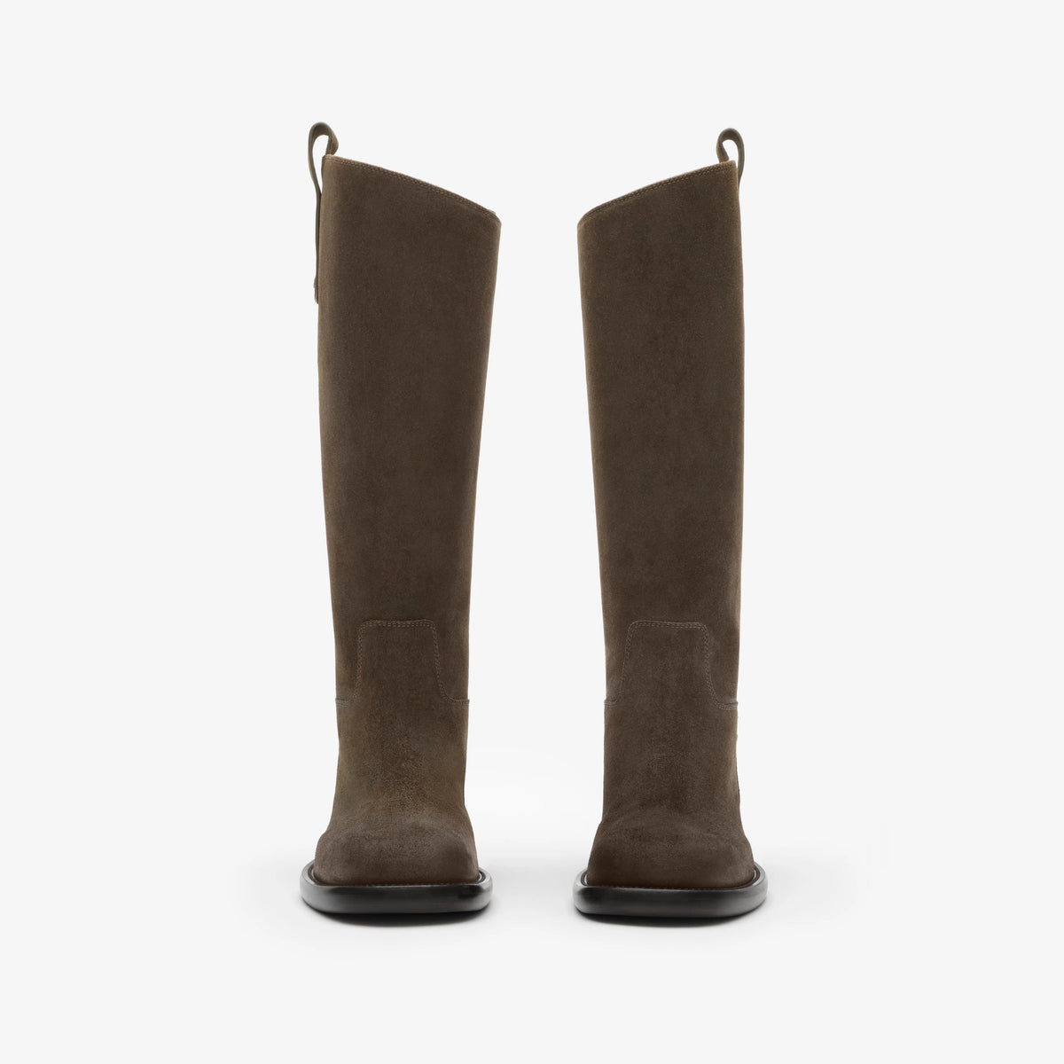 Suede Cavalier Boots
