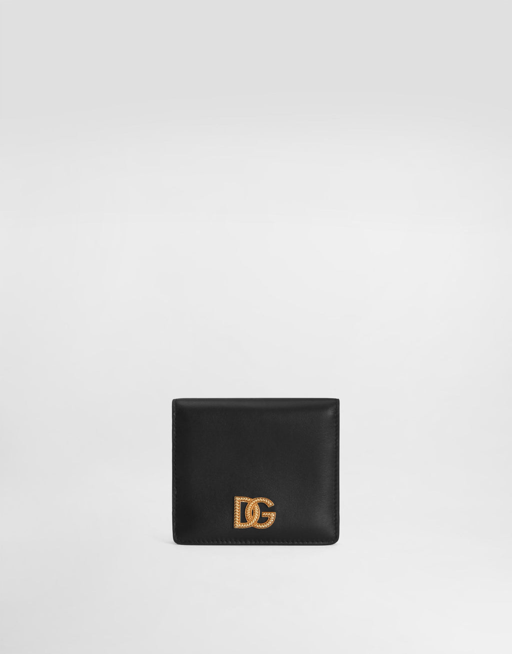 Calfskin wallet with DG logo