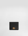 Calfskin wallet with DG logo