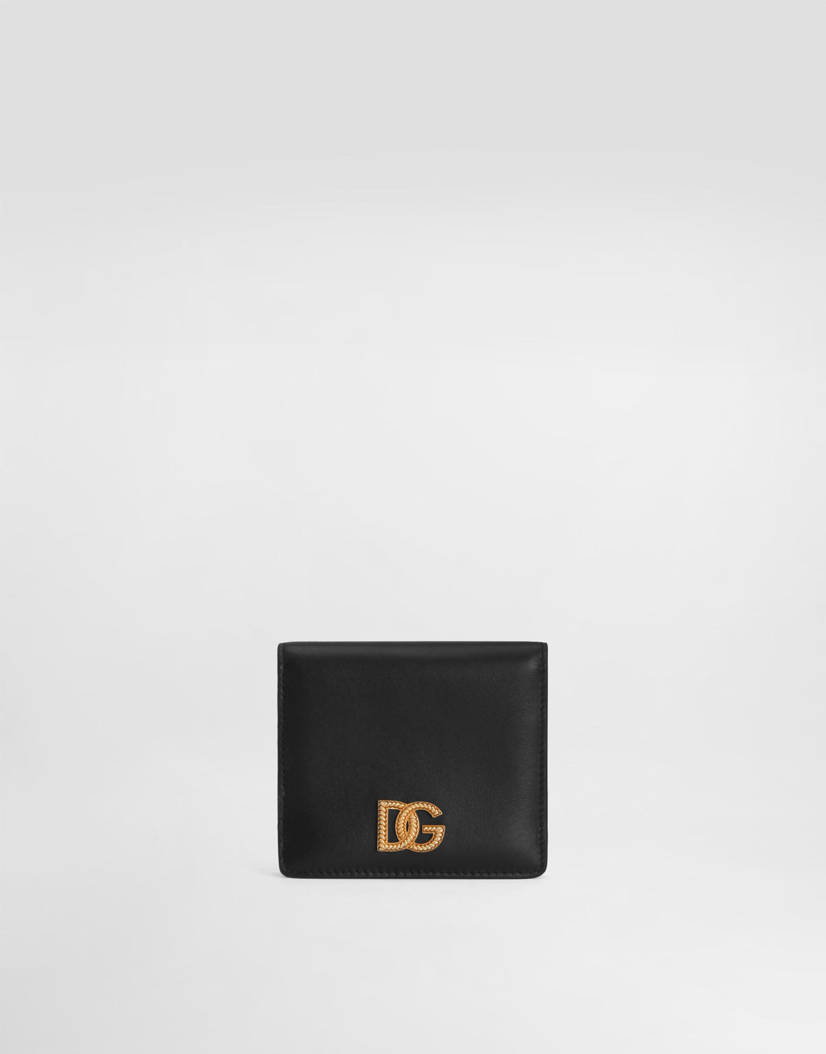 Calfskin wallet with DG logo