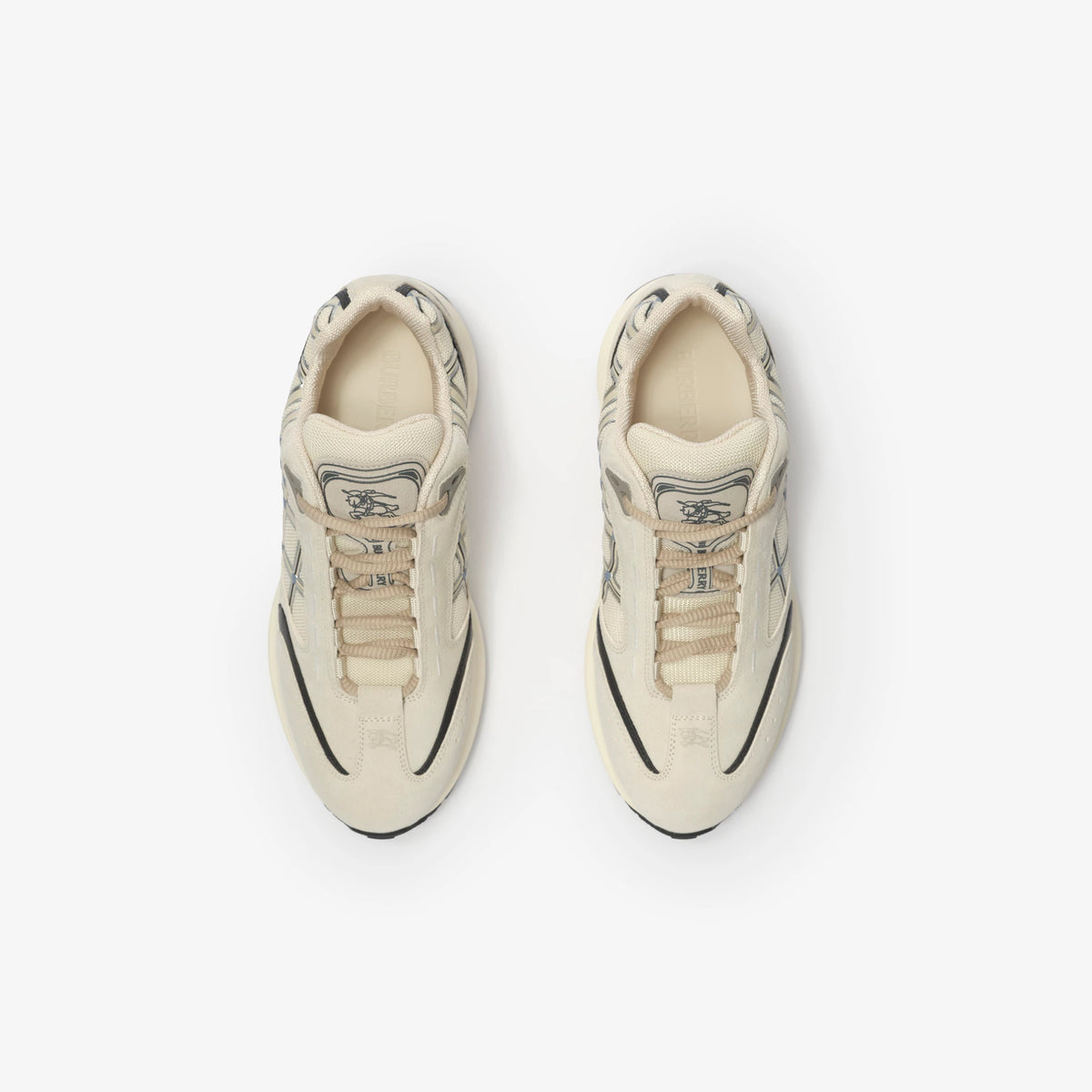Nylon, Suede and Leather Eclipse Sneakers
