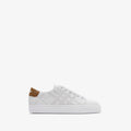 Check Leather Sneakers