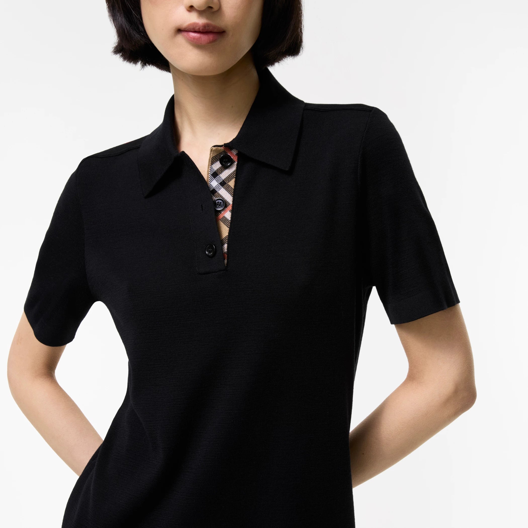 Wool Polo Shirt Dress