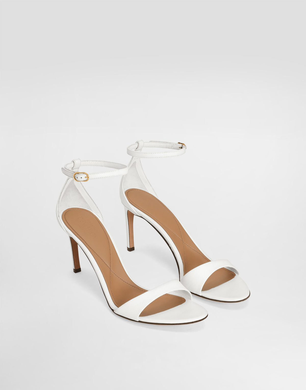 Polished goatskin sandals RUNWAY DELUXE