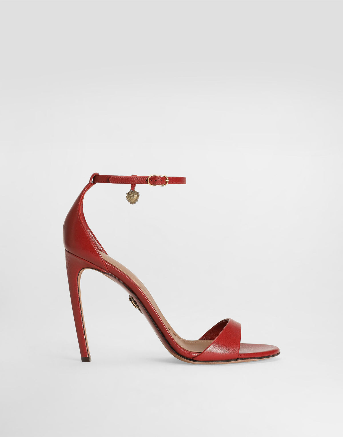 Polished goatskin sandals RUNWAY DELUXE