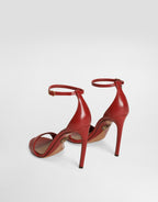 Polished goatskin sandals RUNWAY DELUXE