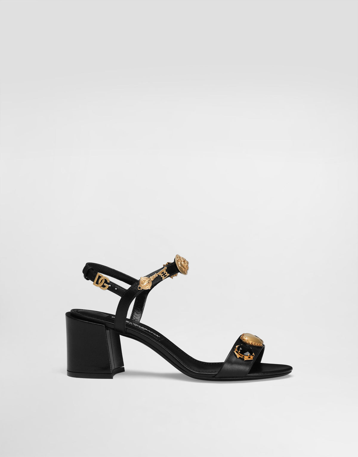 Sandals with embroidery and stones RUNWAY DELUXE