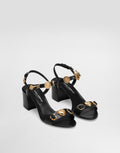 Sandals with embroidery and stones RUNWAY DELUXE