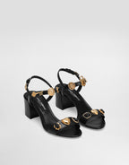 Sandals with embroidery and stones RUNWAY DELUXE