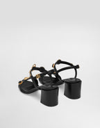 Sandals with embroidery and stones RUNWAY DELUXE