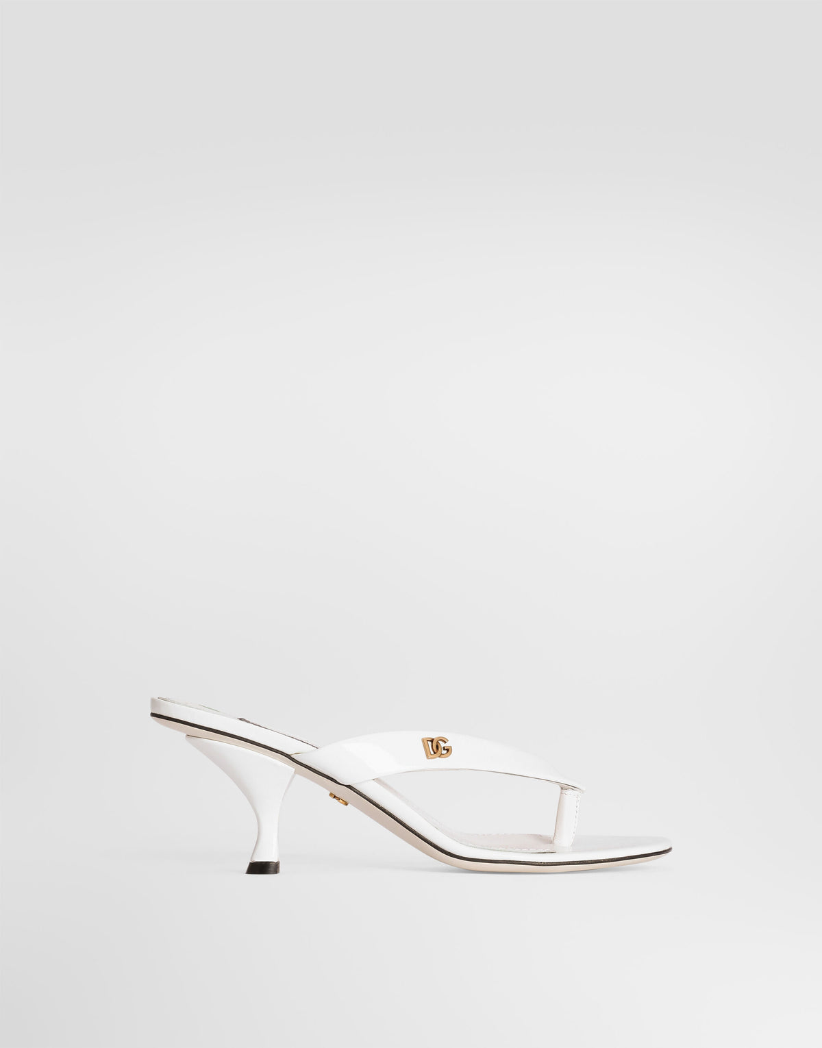 Patent leather thong sandal RUNWAY DELUXE