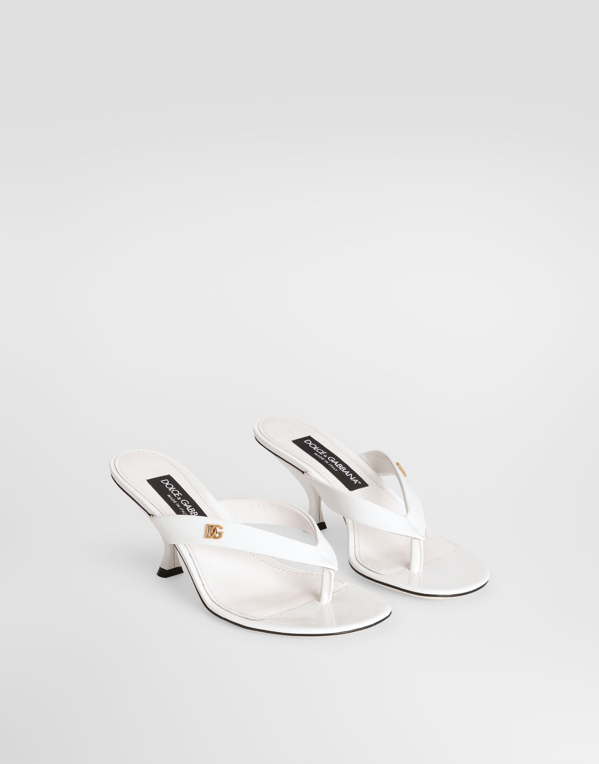 Patent leather thong sandal RUNWAY DELUXE