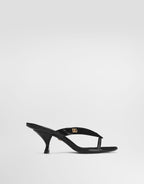 Patent leather thong sandal RUNWAY DELUXE