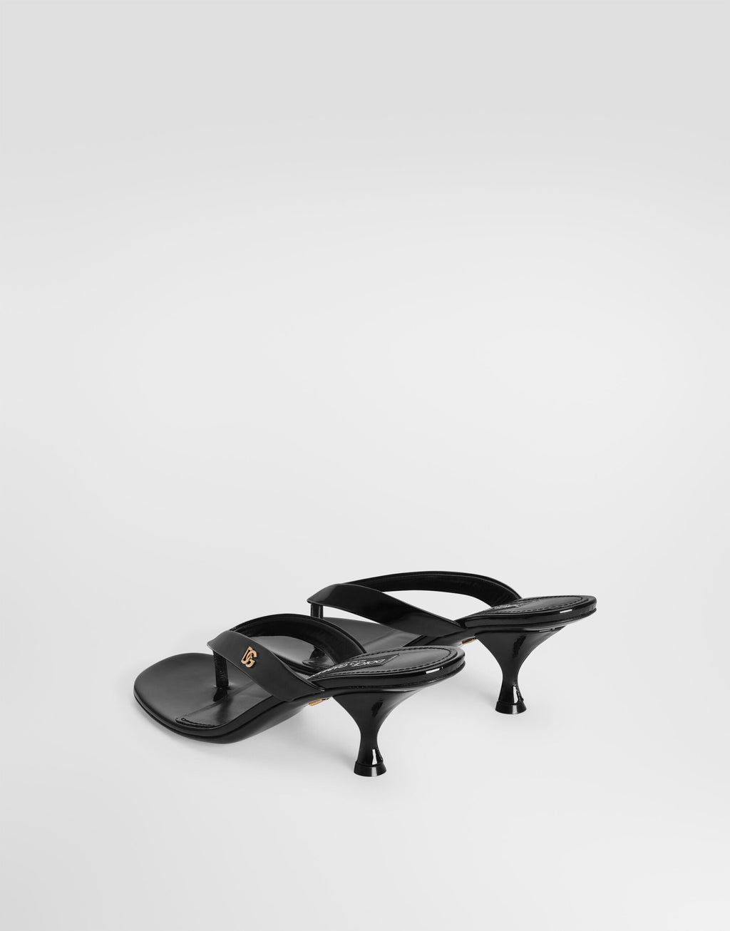 Patent leather thong sandal RUNWAY DELUXE