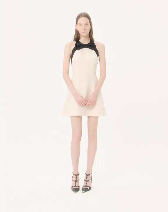 Crepe Couture Short Dress