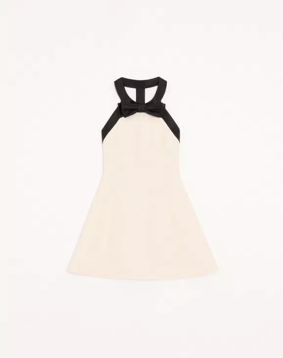 Crepe Couture Short Dress