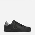 CALFSKIN NAPPA PORTOFINO SNEAKERS WITH CROWN PATCH