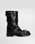 Leather ankle boots