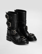 Leather ankle boots